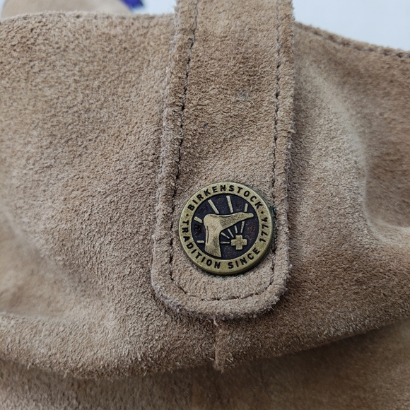 Birkenstock Sarnia Tan Suede Distressed Booties - Picture 11 of 12